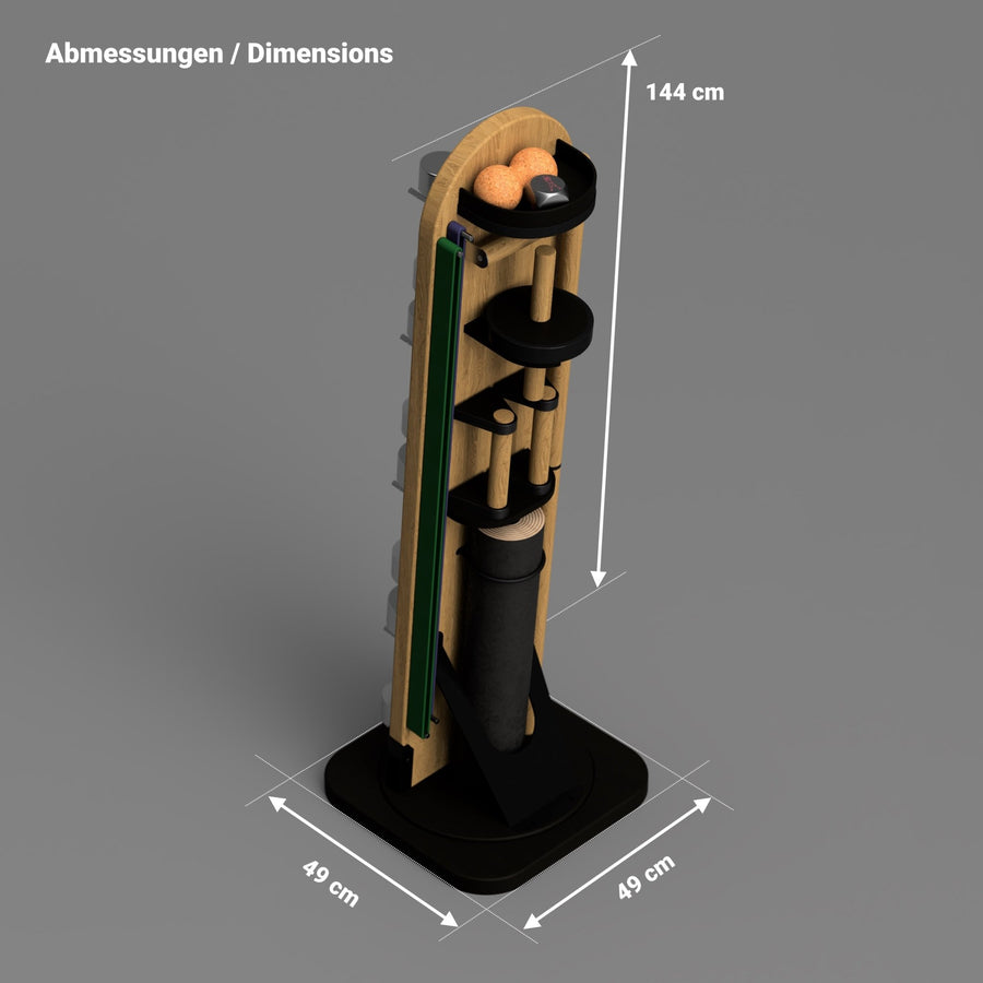360° Hantel - und Equipment - Turm - EdelKRAFT