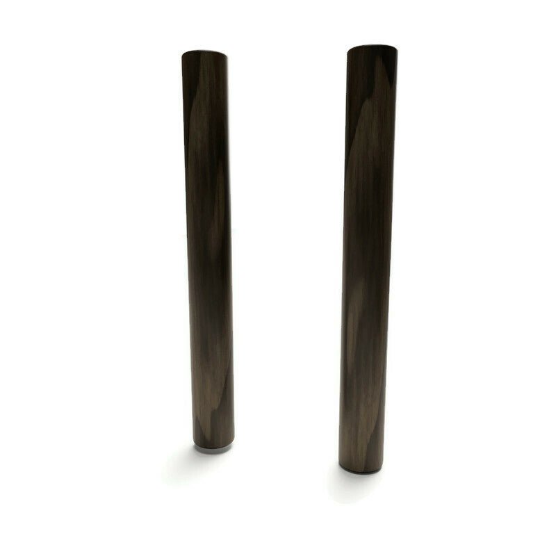 Gymnastics dumbbells made of wood and stainless steel